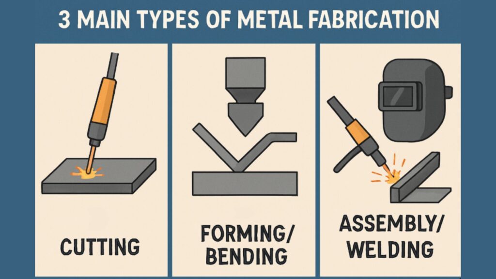 What Are the 3 Types of Metal Fabrication