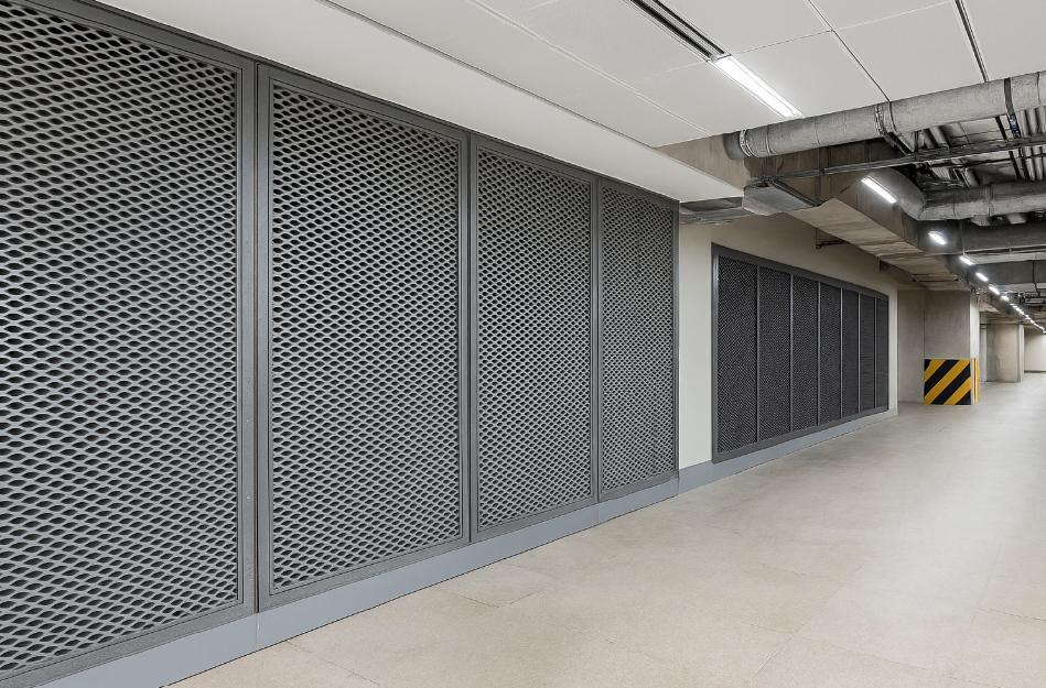 expanded metal ventilation system