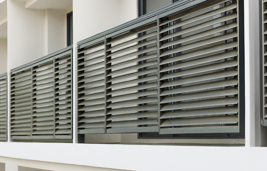 condo housing decorative aluminium louvers