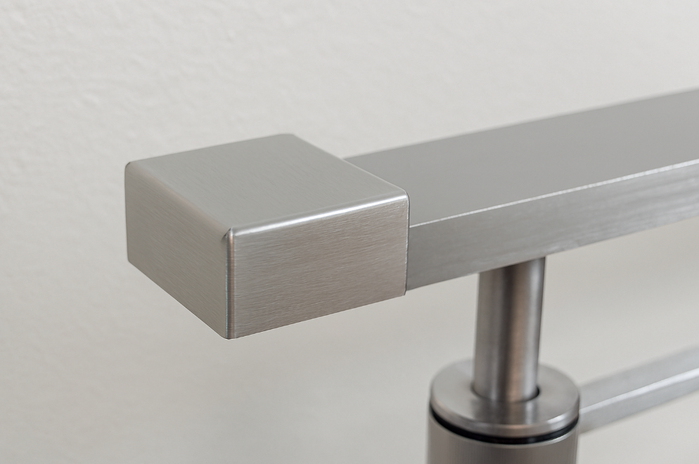 handrail mild steel flat bar caps