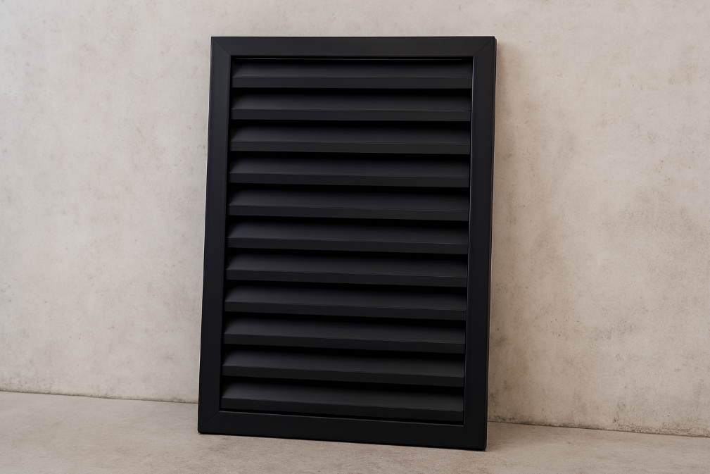 powder coated sections for louvers