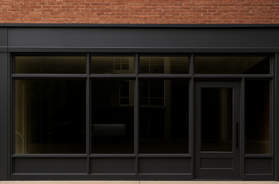 refreshed retail façade