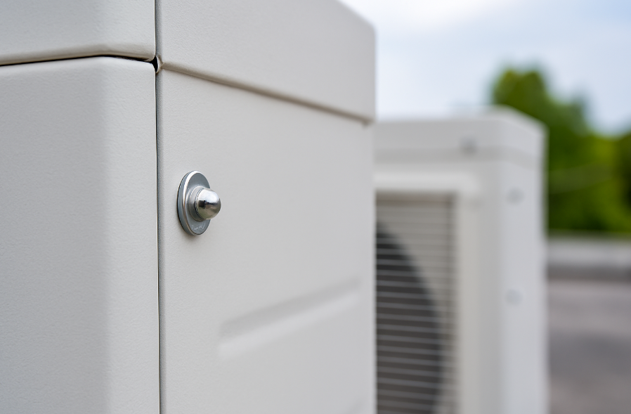 sealed blind rivets on outdoor units
